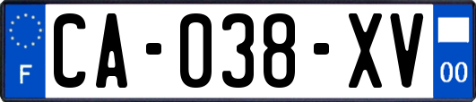 CA-038-XV