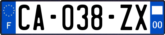 CA-038-ZX