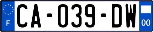 CA-039-DW