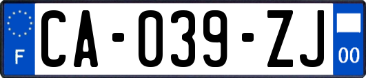 CA-039-ZJ