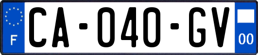 CA-040-GV