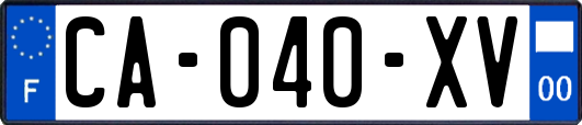CA-040-XV