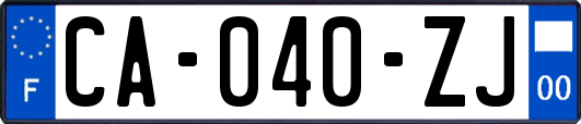 CA-040-ZJ