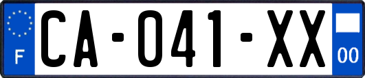 CA-041-XX