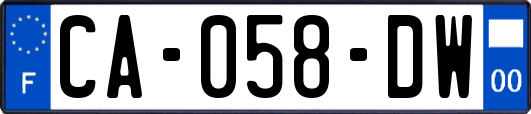 CA-058-DW