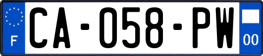 CA-058-PW