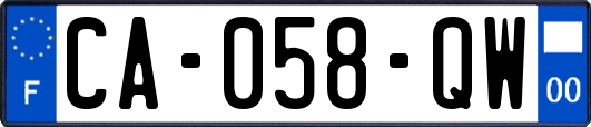 CA-058-QW