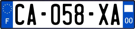 CA-058-XA