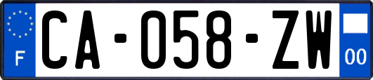 CA-058-ZW