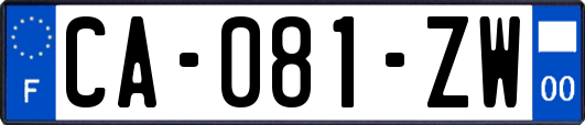 CA-081-ZW