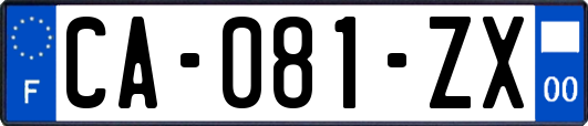 CA-081-ZX