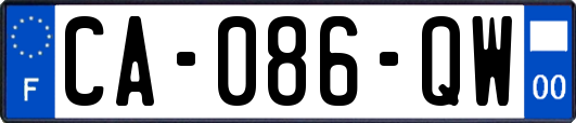 CA-086-QW