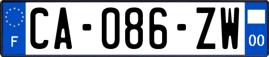 CA-086-ZW