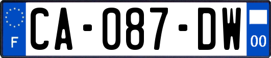 CA-087-DW