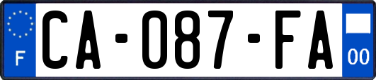 CA-087-FA
