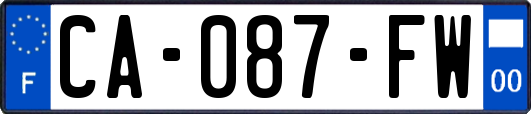 CA-087-FW