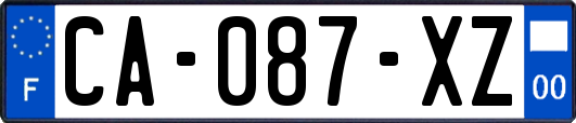 CA-087-XZ