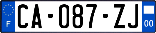 CA-087-ZJ