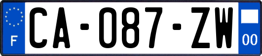 CA-087-ZW