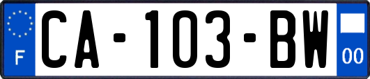 CA-103-BW