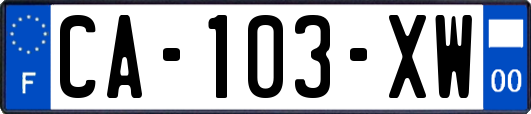 CA-103-XW
