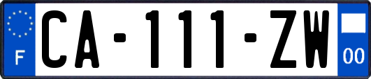 CA-111-ZW