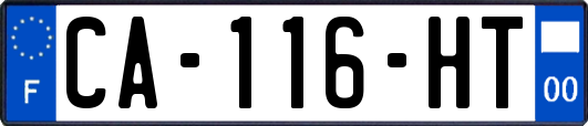 CA-116-HT