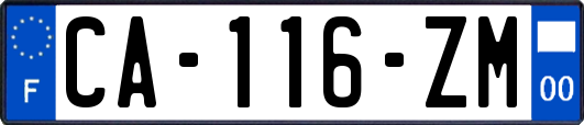 CA-116-ZM