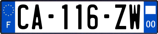 CA-116-ZW