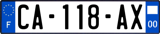 CA-118-AX