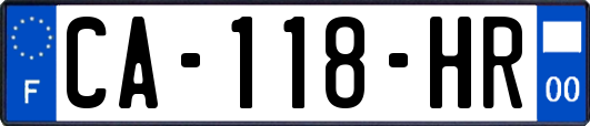 CA-118-HR