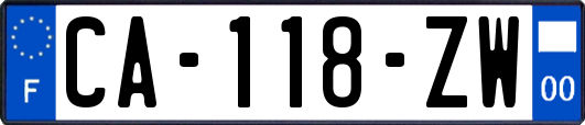 CA-118-ZW