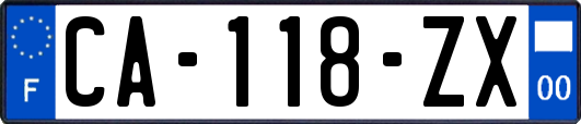 CA-118-ZX