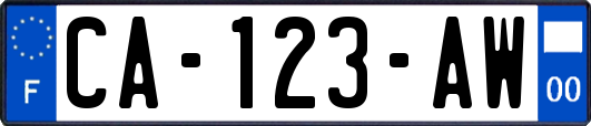 CA-123-AW