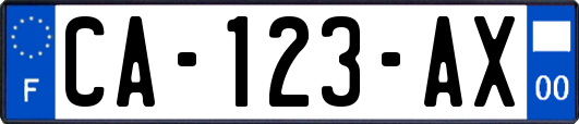 CA-123-AX