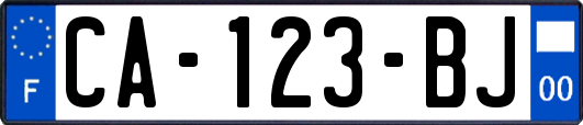 CA-123-BJ