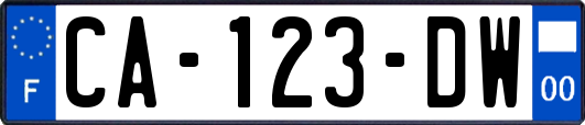 CA-123-DW