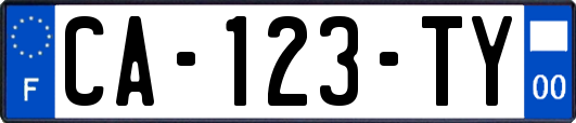 CA-123-TY