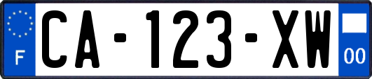 CA-123-XW