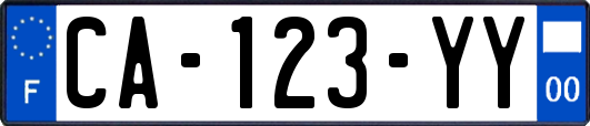 CA-123-YY