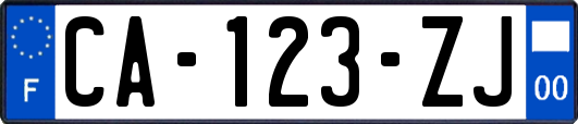 CA-123-ZJ