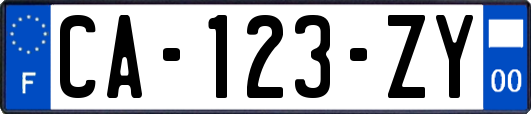 CA-123-ZY