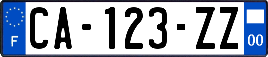 CA-123-ZZ