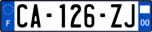 CA-126-ZJ