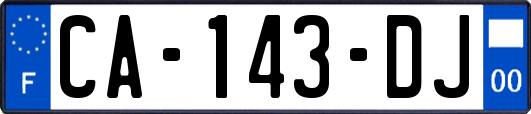 CA-143-DJ