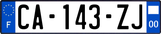 CA-143-ZJ