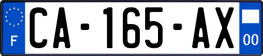 CA-165-AX