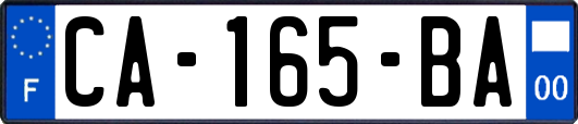 CA-165-BA