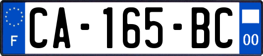 CA-165-BC