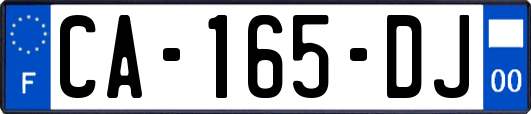 CA-165-DJ